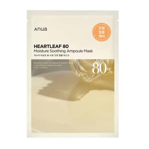 Anua Heartleaf 80 Moisture Soothing Ampoule Mask