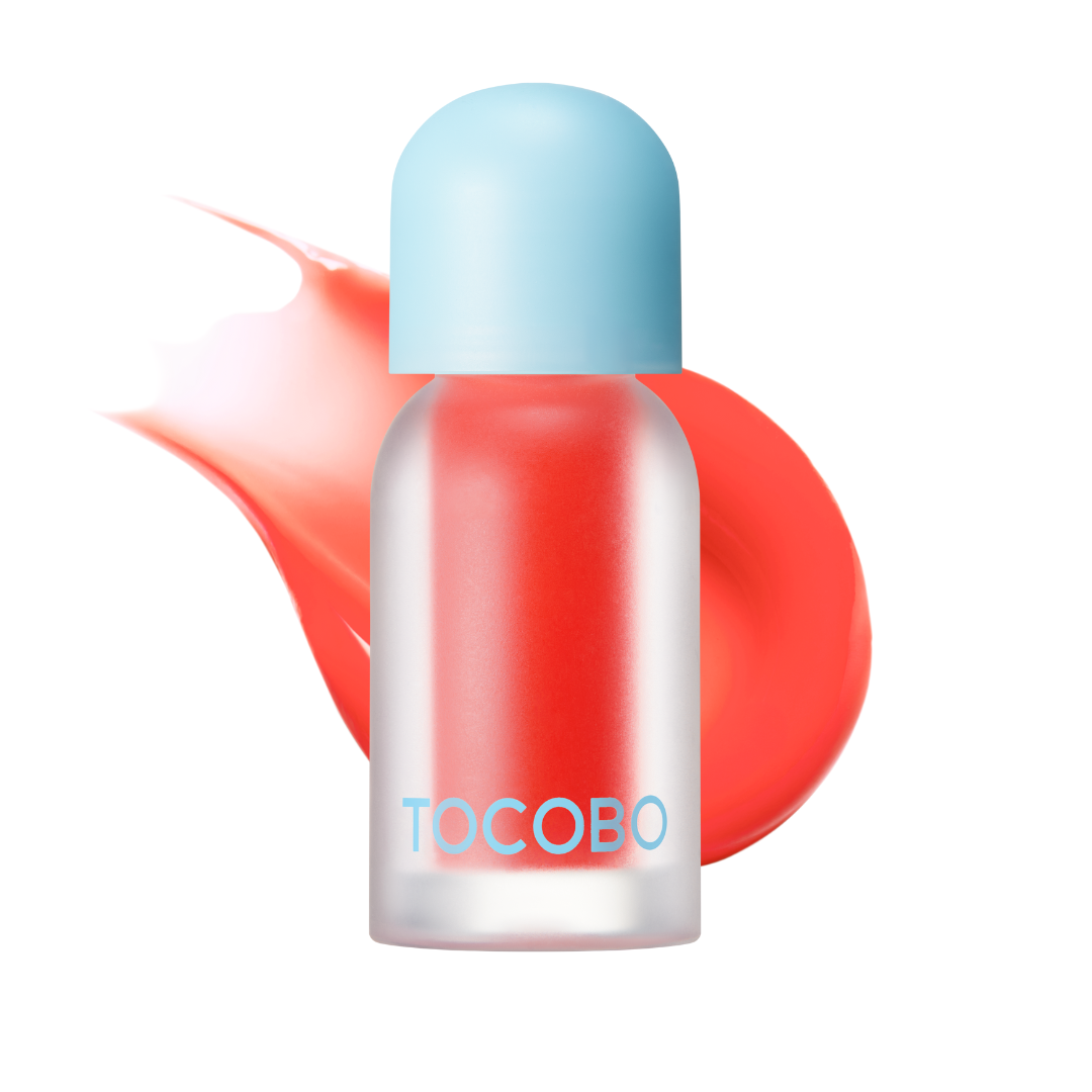 TOCOBO Juicy Berry Plumping Lip Oil, 15 Coral Soda (4 g)