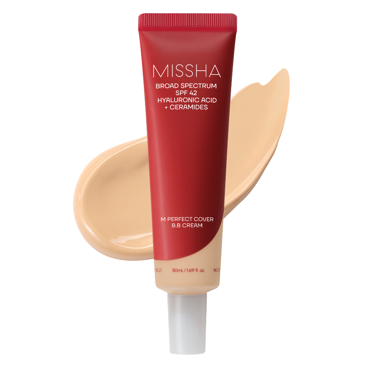 Missha M Perfect Cover BB Cream SPF42 PA+++, #27 Honey Beige / 50 ml