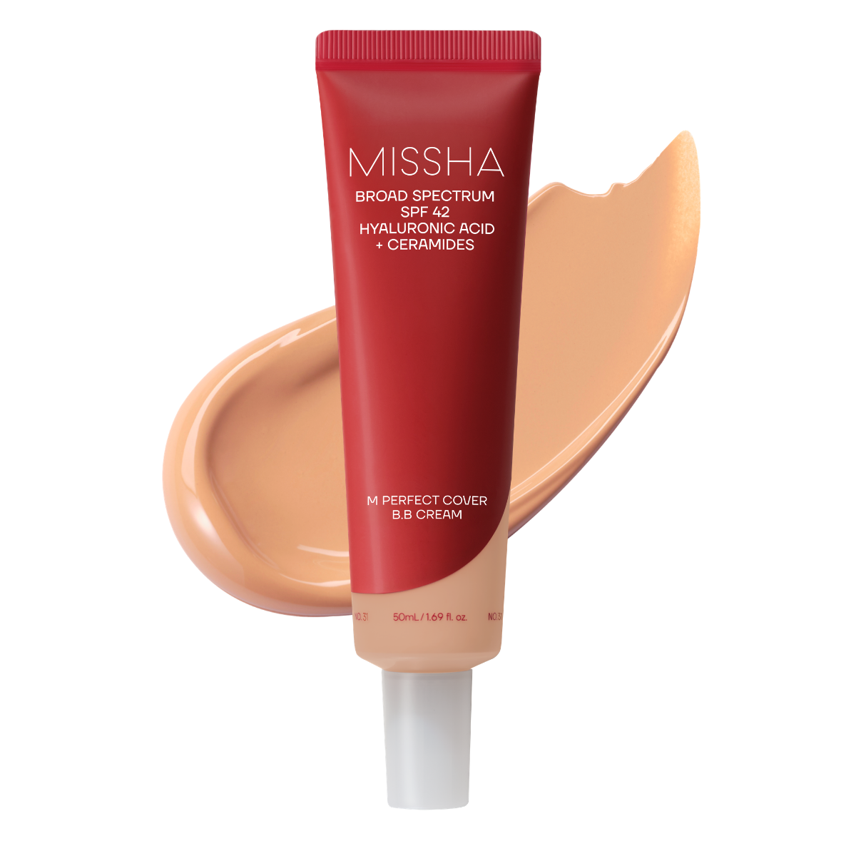 Missha M Perfect Cover BB Cream SPF42 PA+++, #31 Golden Beige / 50 ml