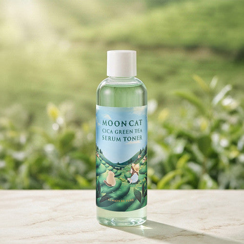 Always Be Pure Mooncat Cica Green Tea Serum Toner