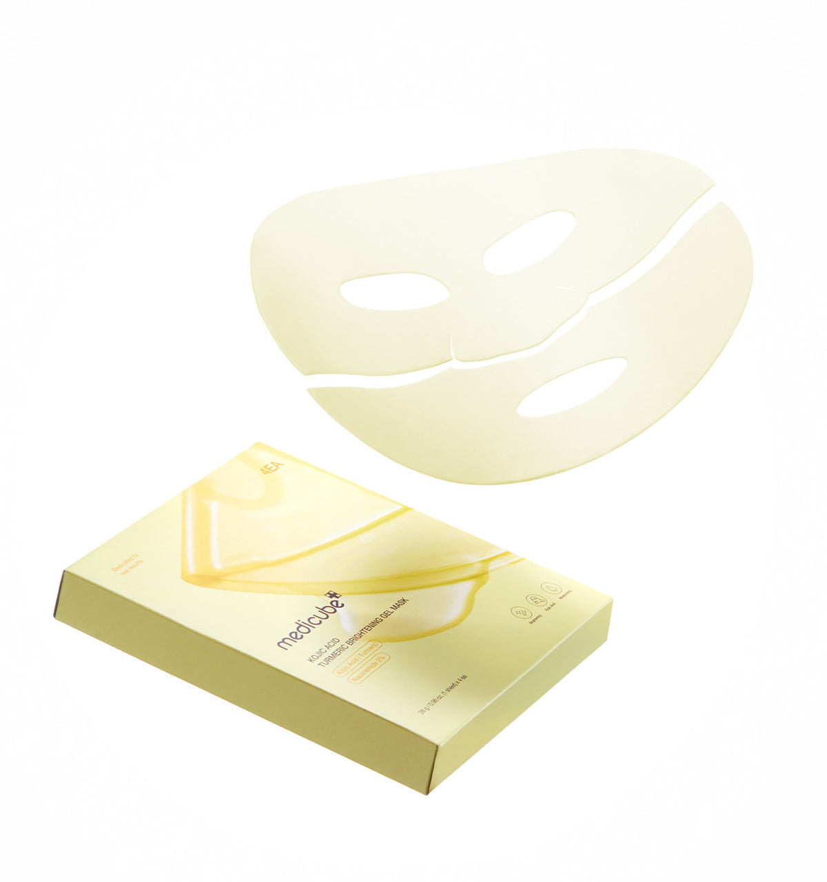 Medicube Kojic Acid Turmeric Brightening Gel Mask, 1 sheet / 28 g