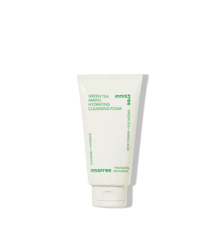 Innisfree Green Tea Amino Hydrating Cleansing Foam, 150 g