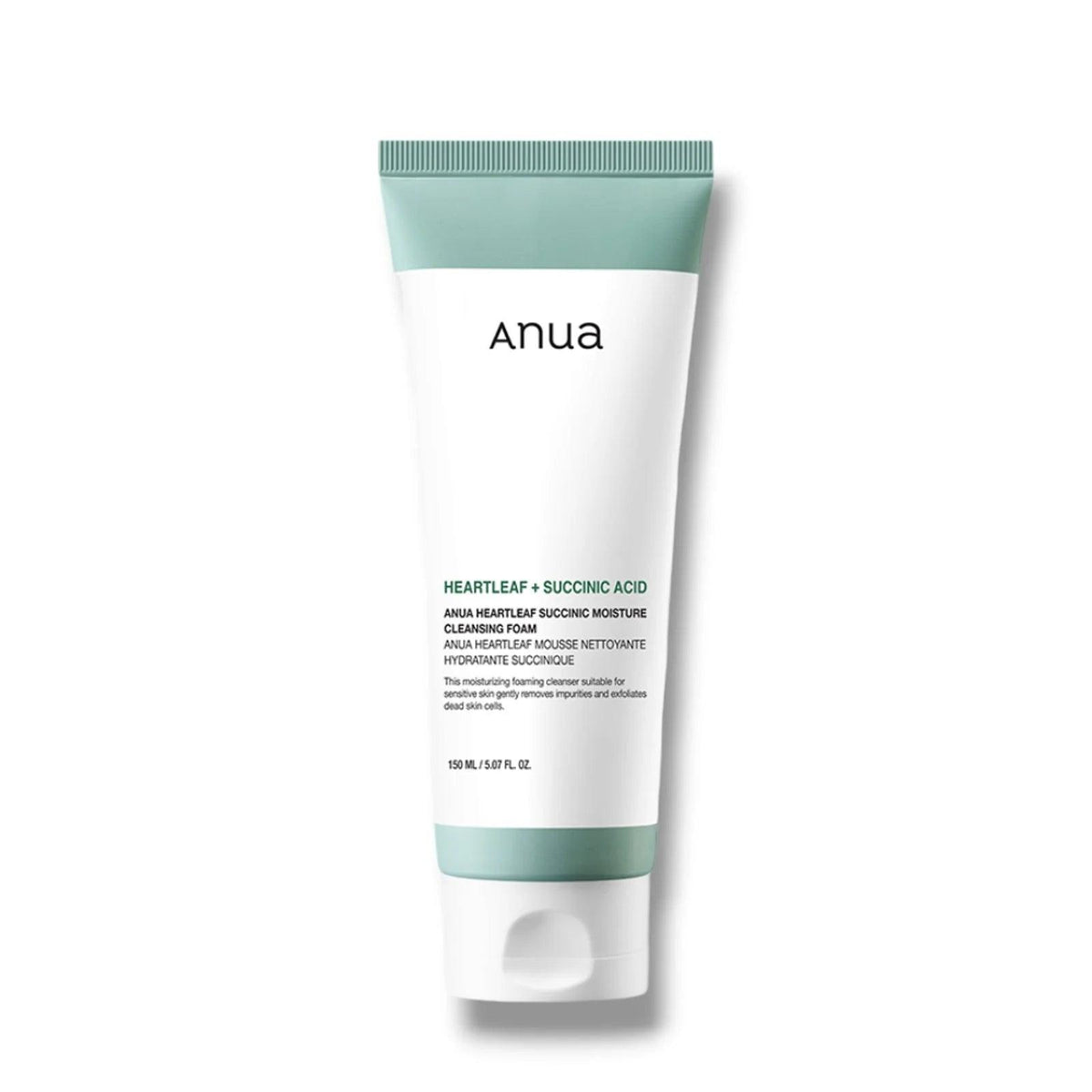Anua Heartleaf Succinic Moisture Cleansing Foam — 150 ml
