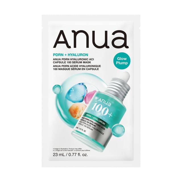Anua PDRN Hyaluronic Acid Capsule 100 Serum Mask — 1 sheet