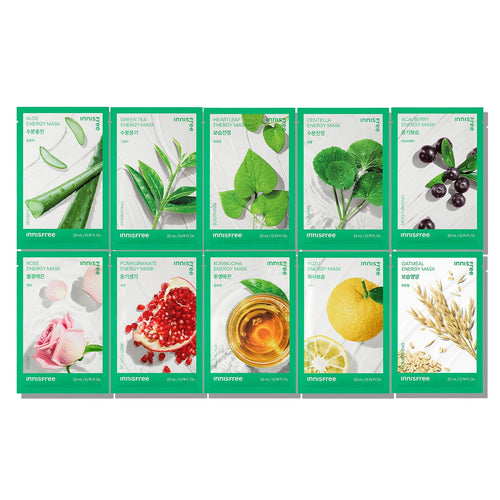 Innisfree Squeeze Energy Mask, CENTELLA / 22 ml / 1 sheet