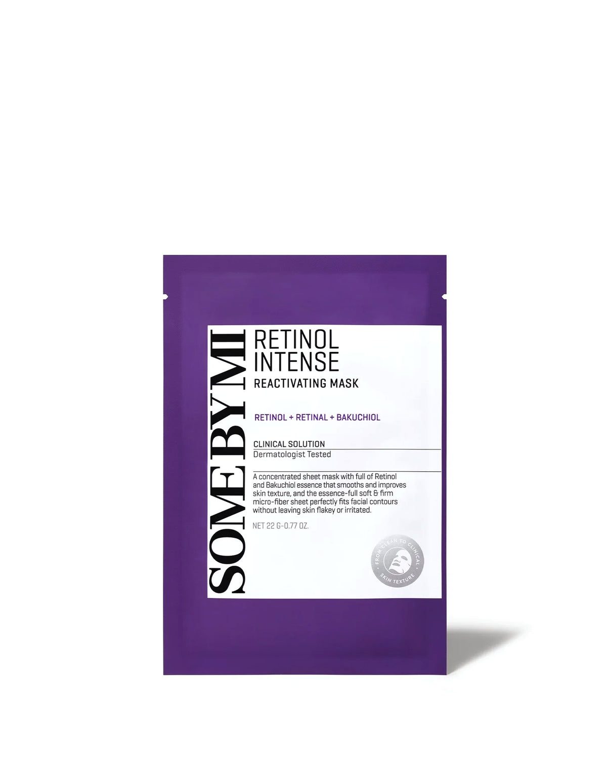 Some By Mi Retinol Intense Reactivating Mask, 22 g / 1 sheet
