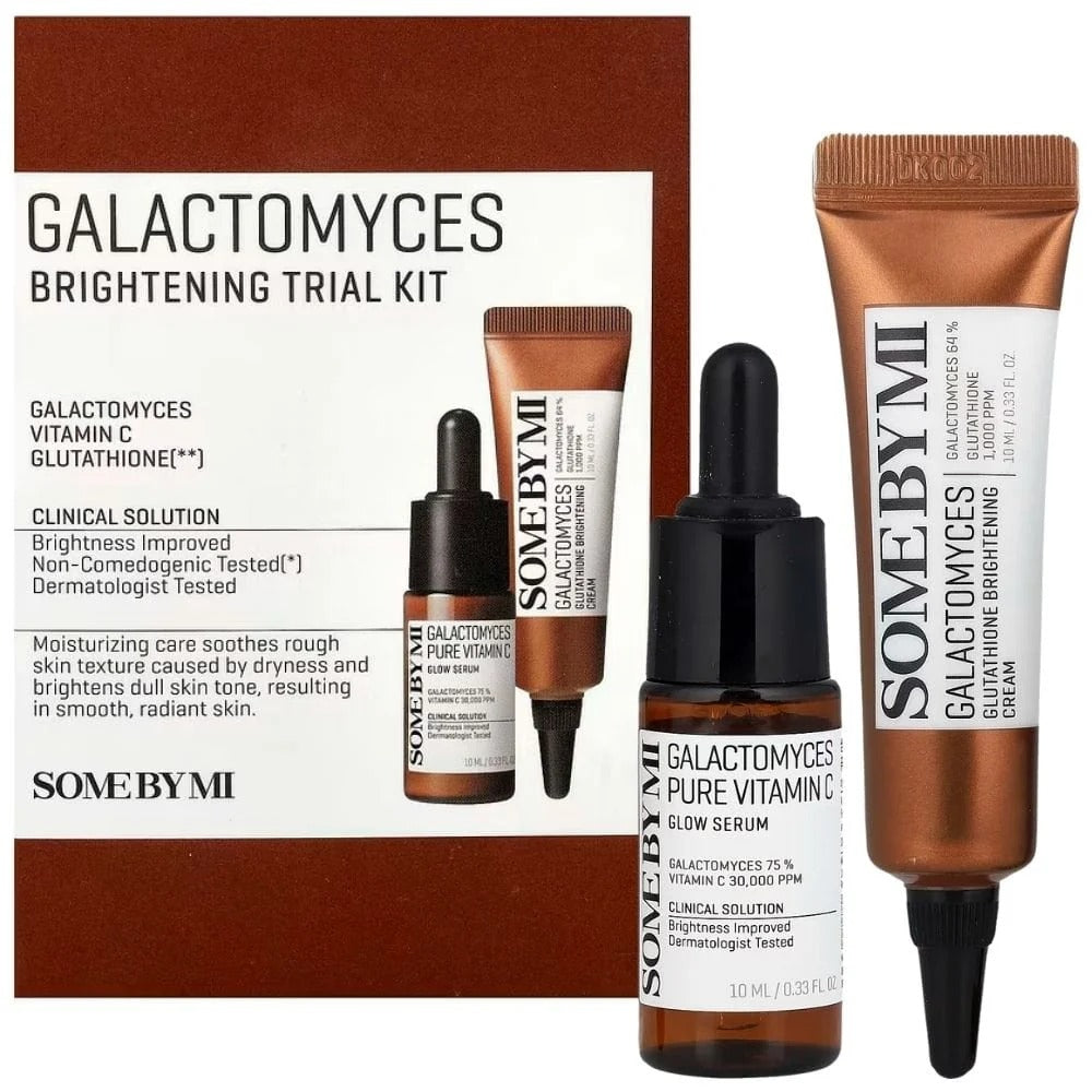 Some By Mi Galactomyces Brightening Trial Kit, Serum 10 ml + Cream 10 ml