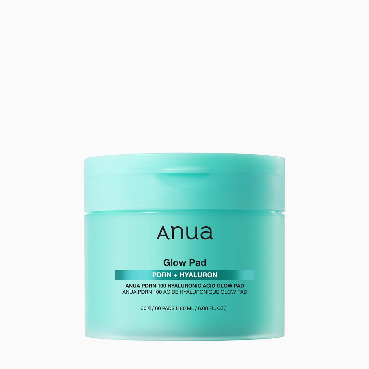Anua PDRN 100 Hyaluronic Acid Glow Pad — product on plain background