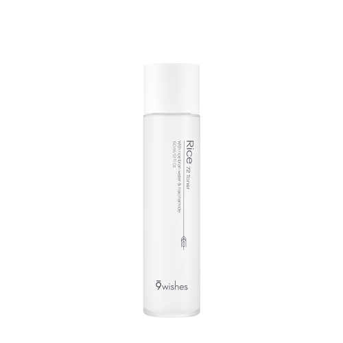 9wishes Rice 72 White Lucent Refining Toner, 150 ml