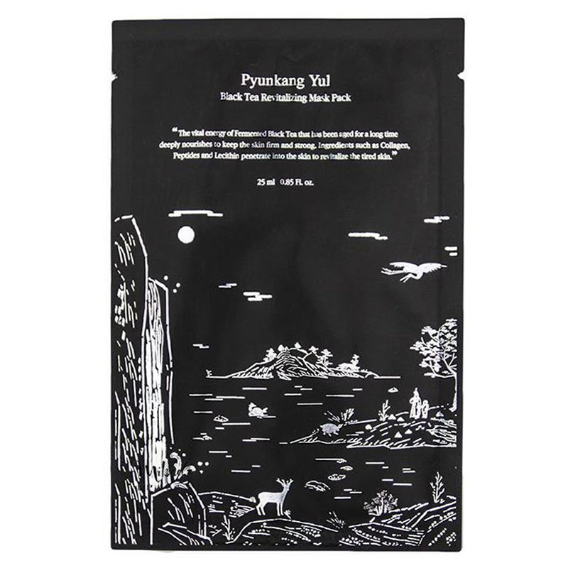 Pyunkang Yul Black Tea Revitalizing Mask Pack, 25 ml / 1 sheet