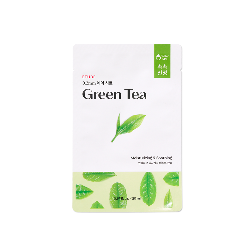 Etude 0.2 Therapy Air Mask, Green tea / 20 ml / 1 sheet