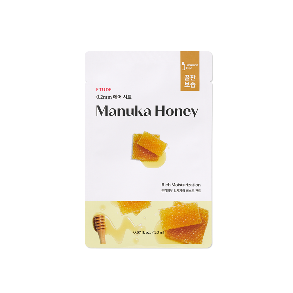 Etude 0.2 Therapy Air Mask, Manuka Honey / 20 ml / 1 sheet