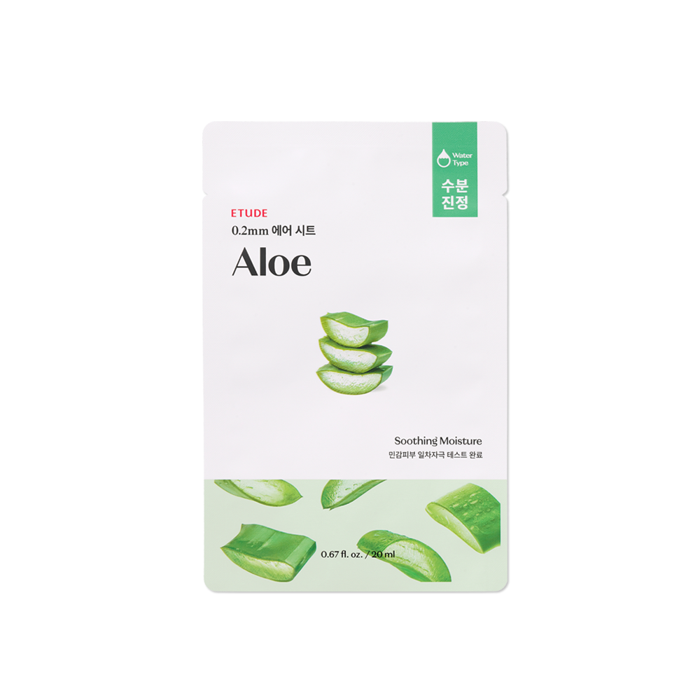 Etude 0.2 Therapy Air Mask, Aloe / 20 ml / 1 sheet
