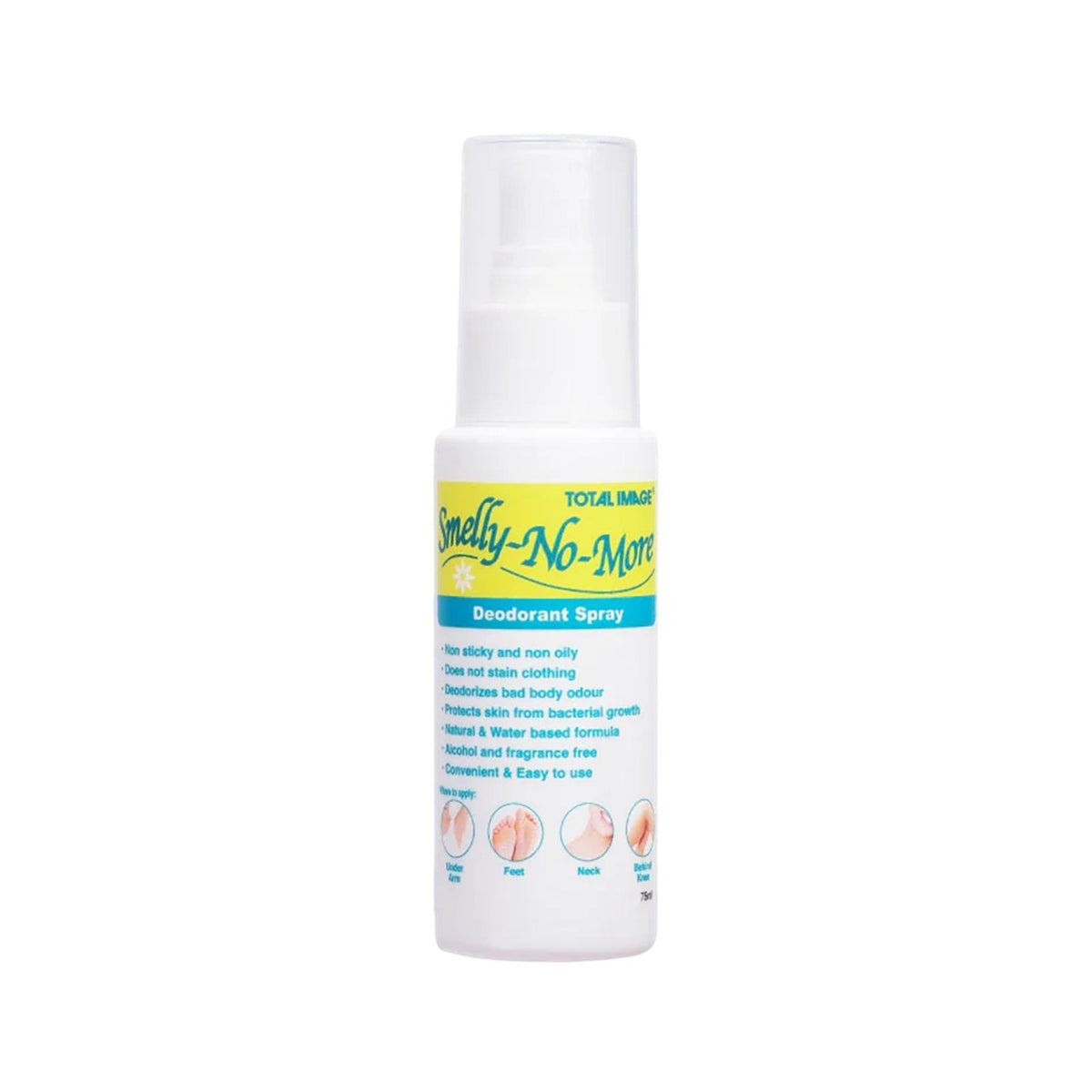 Total Image Smelly No More Deodorant Spray, Unscented / 75 ml