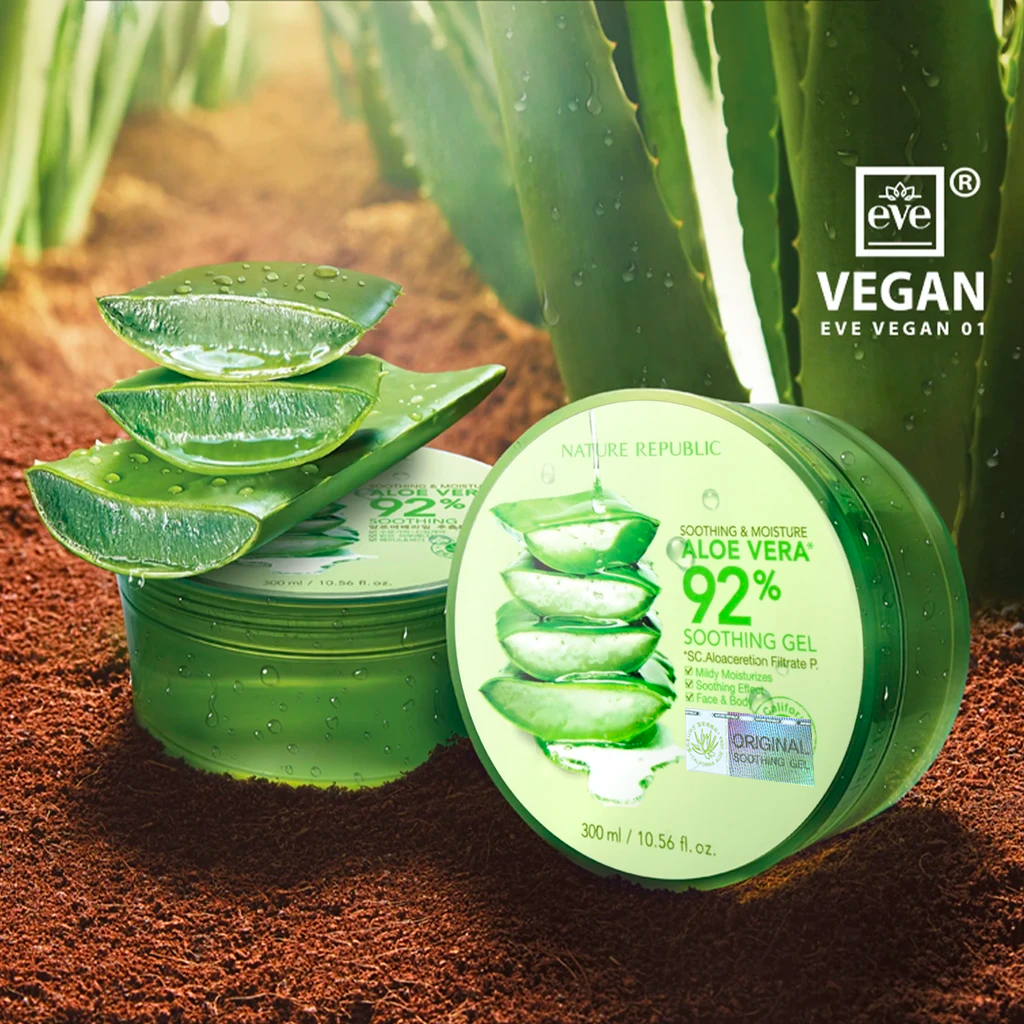 Nature Republic Soothing & Moisture Aloe Vera 92% Soothing Gel