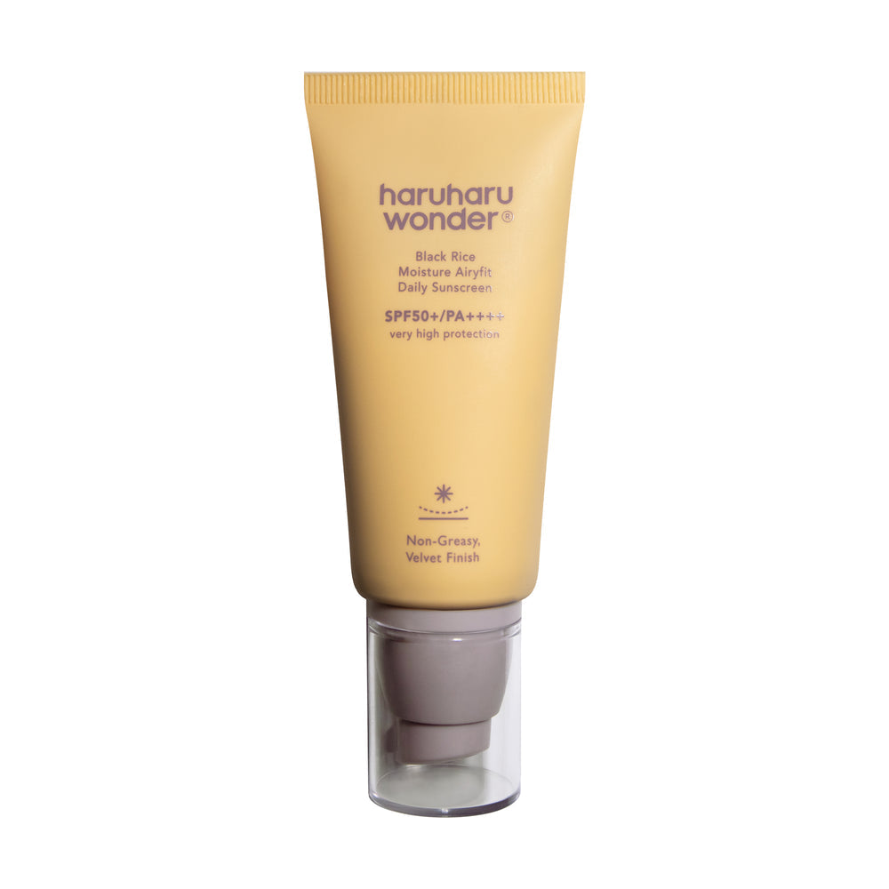 Haruharu Wonder Black Rice Moisture Airyfit Daily Sunscreen SPF50+ PA++++ (Unscented) — 50 ml