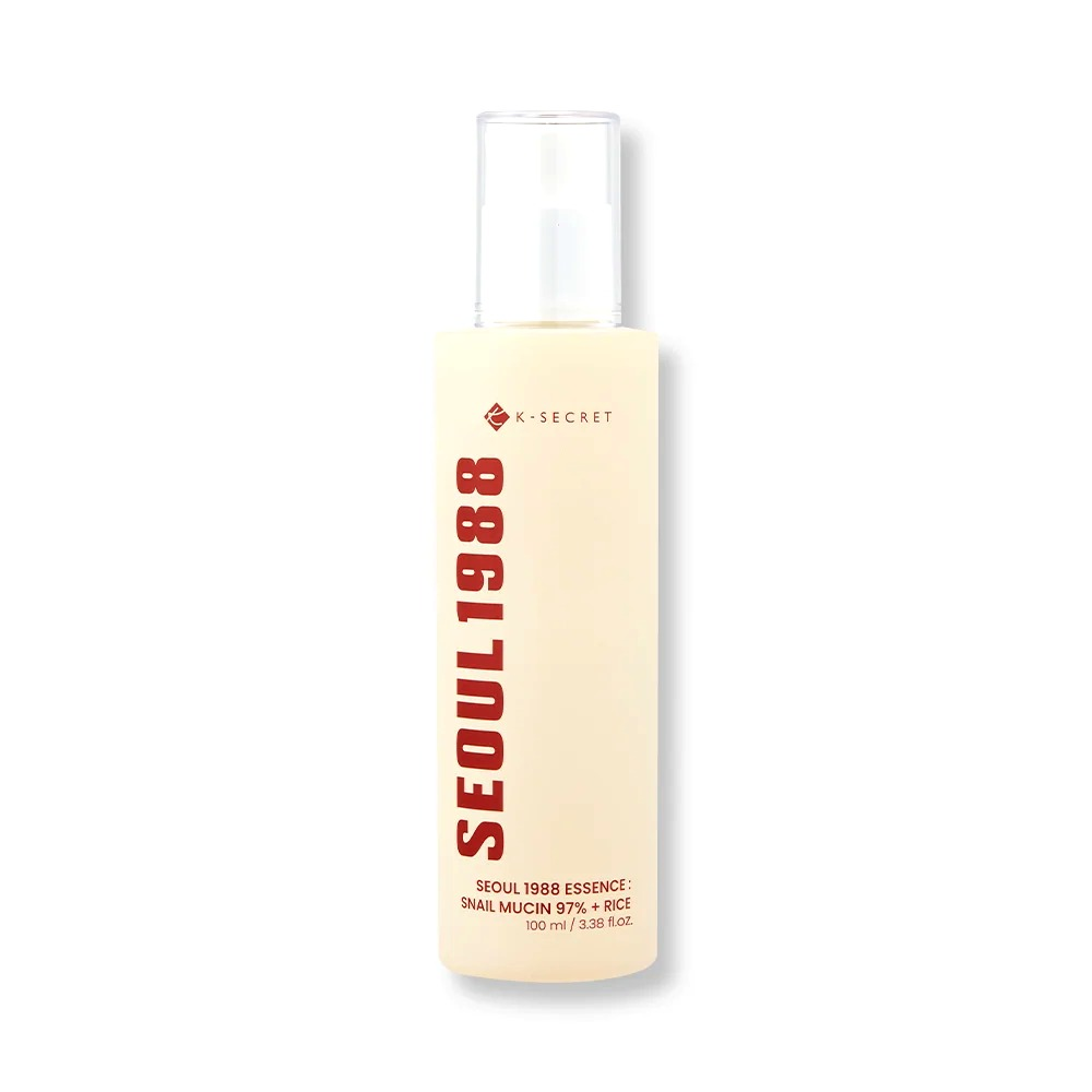 K-SECRET Seoul 1988 Essence: Snail Mucin 97% + Rice — 100 ml
