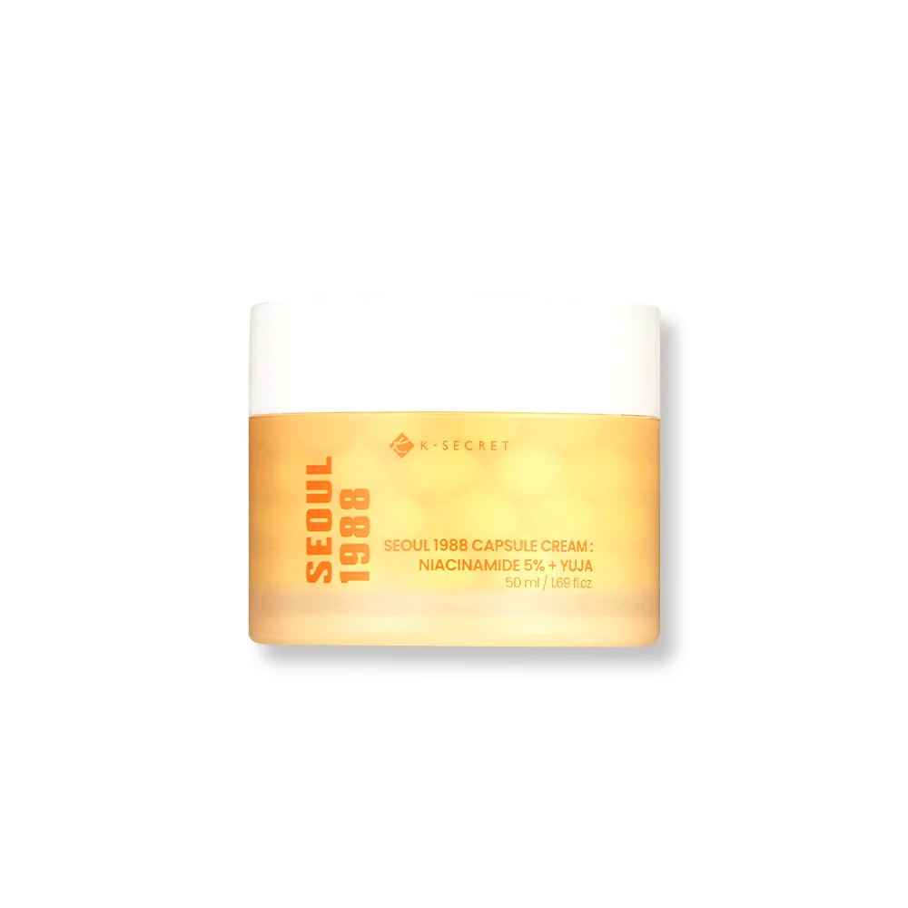 K-SECRET Seoul 1988 Capsule Cream: Niacinamide 5% + Yuja — 50 ml