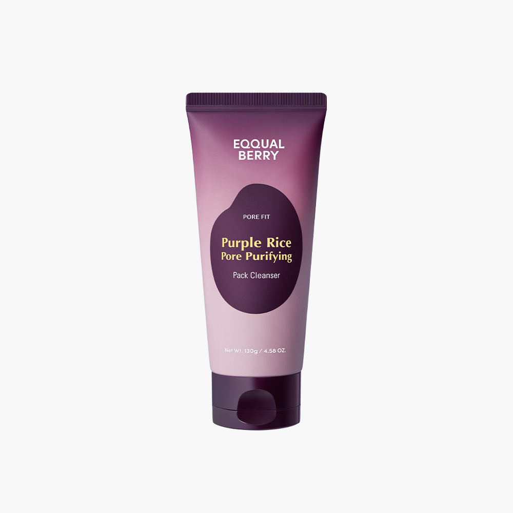 Eqqualberry Purple Rice Pore Purifying Pack Cleanser, 130 g